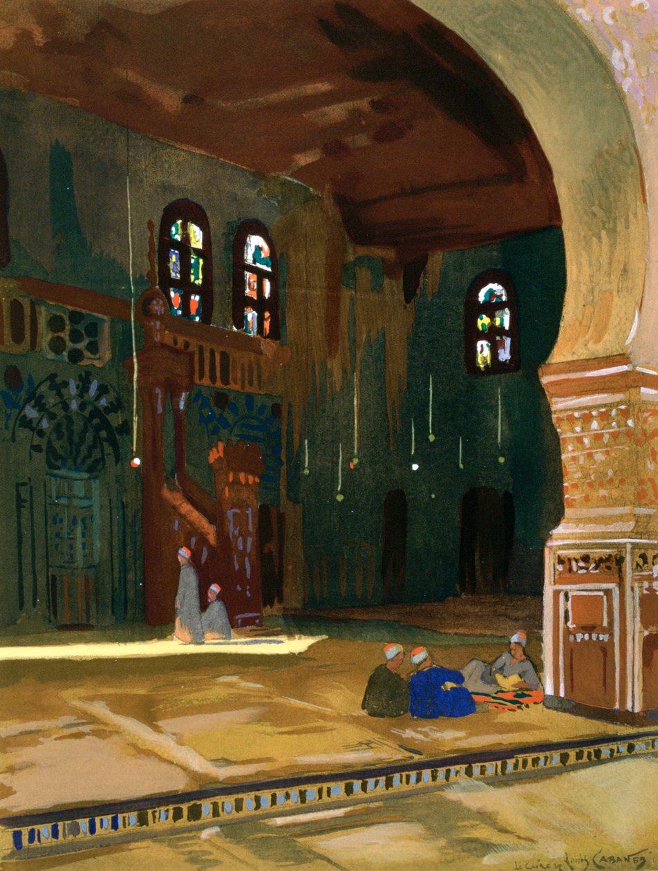 Sultan al-Ghurin moskeija, Kairo, Egypti, 1928 tekijältä Louis Cabanes