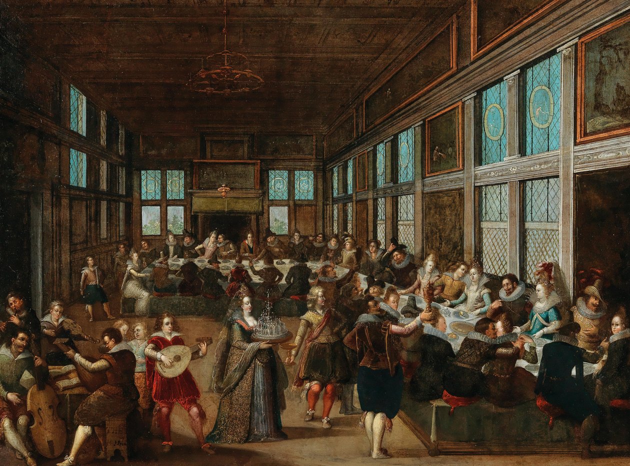 Hääseura, 1605. tekijältä Louis Caullery de