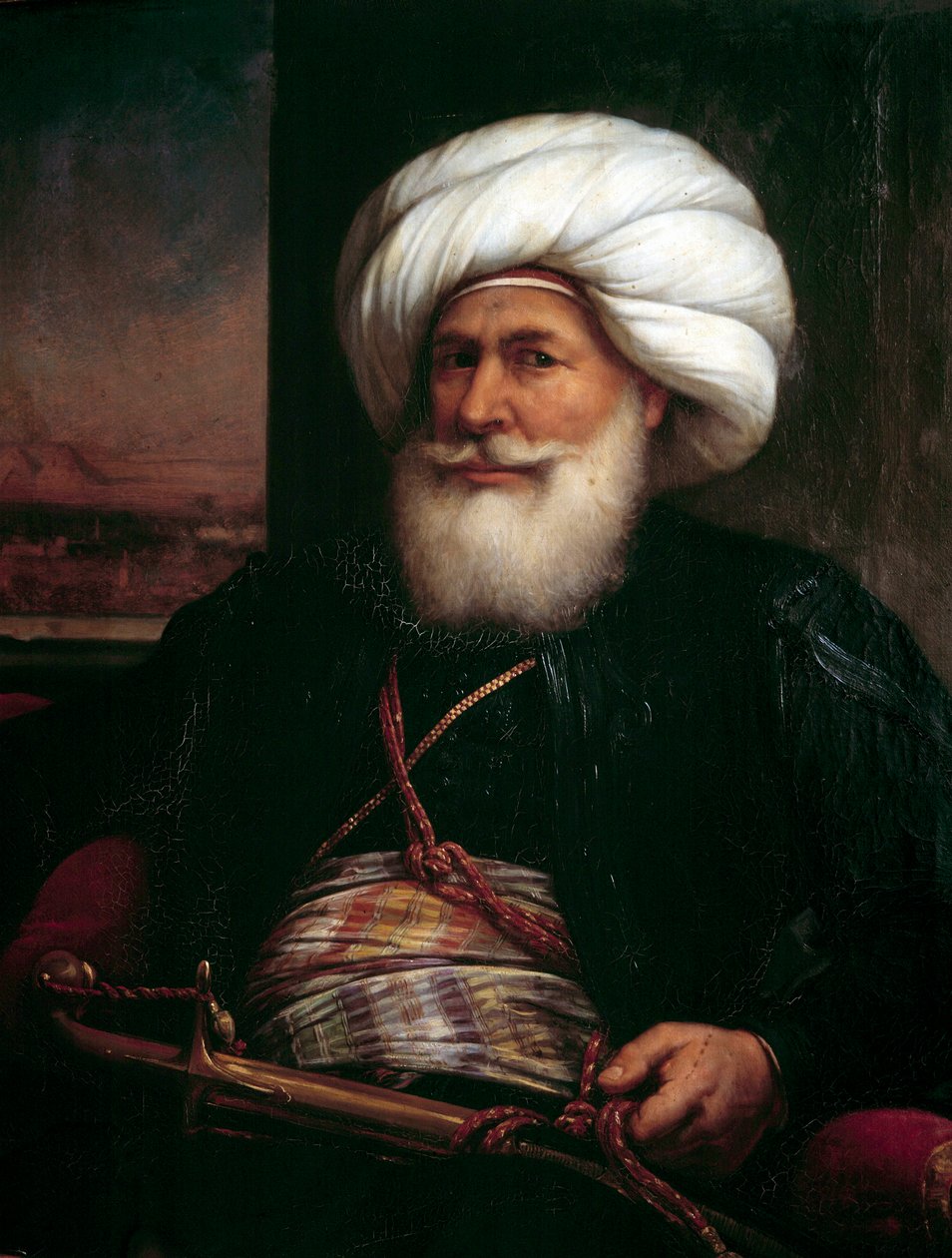 Muhammad Ali Pashan muotokuva tekijältä Louis Charles Auguste Couder