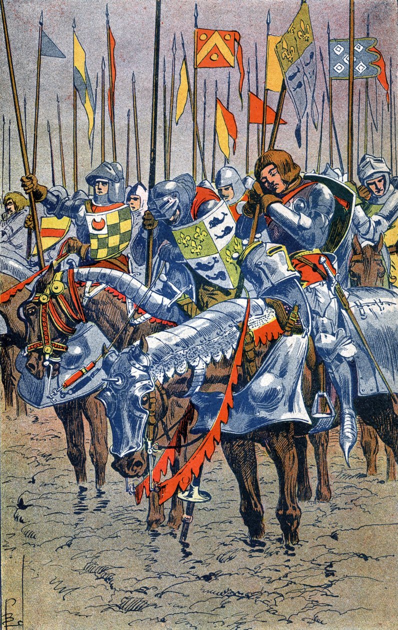 Agincourtin taistelu tekijältä Louis Charles Bombled