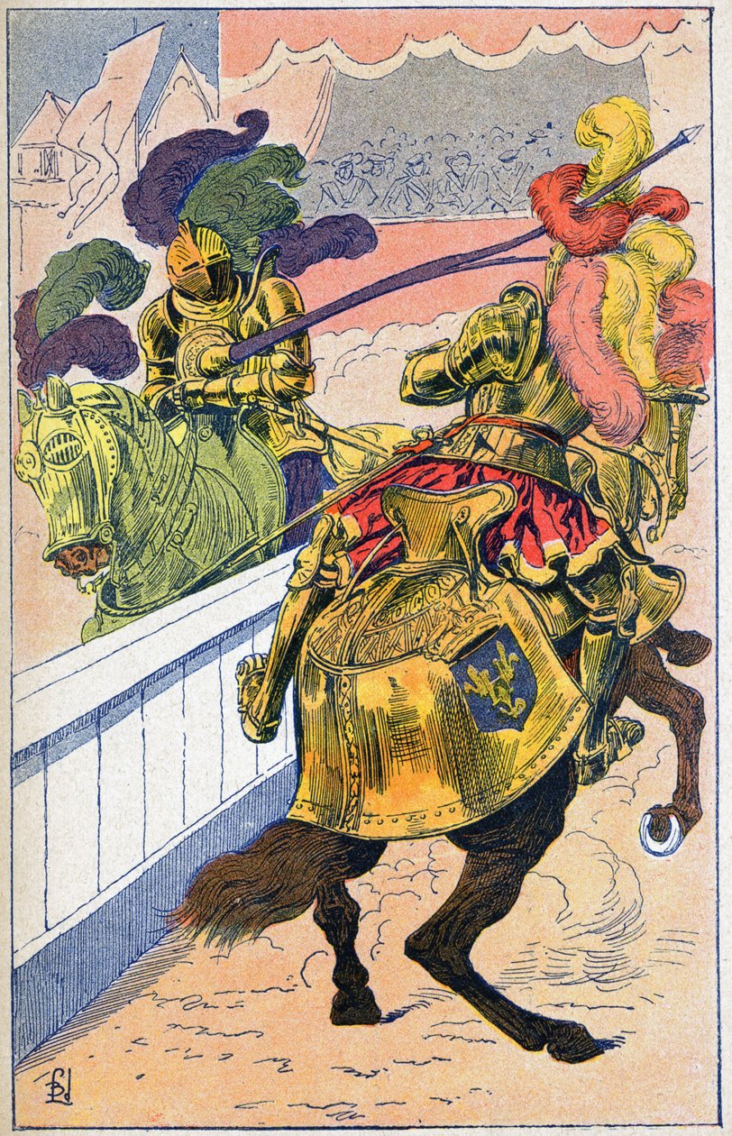 Henrik II:n kuolema tekijältä Louis Charles Bombled