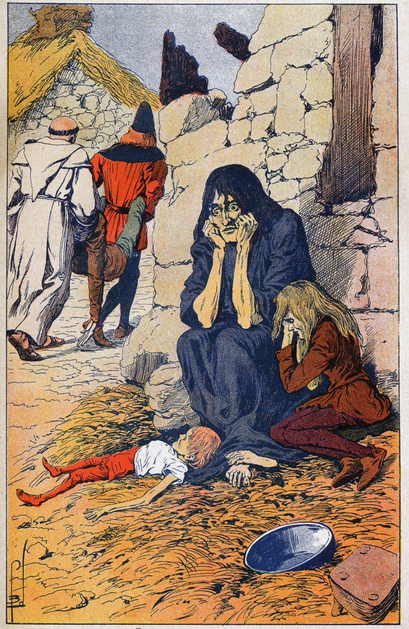 Nälänhätä tekijältä Louis Charles Bombled