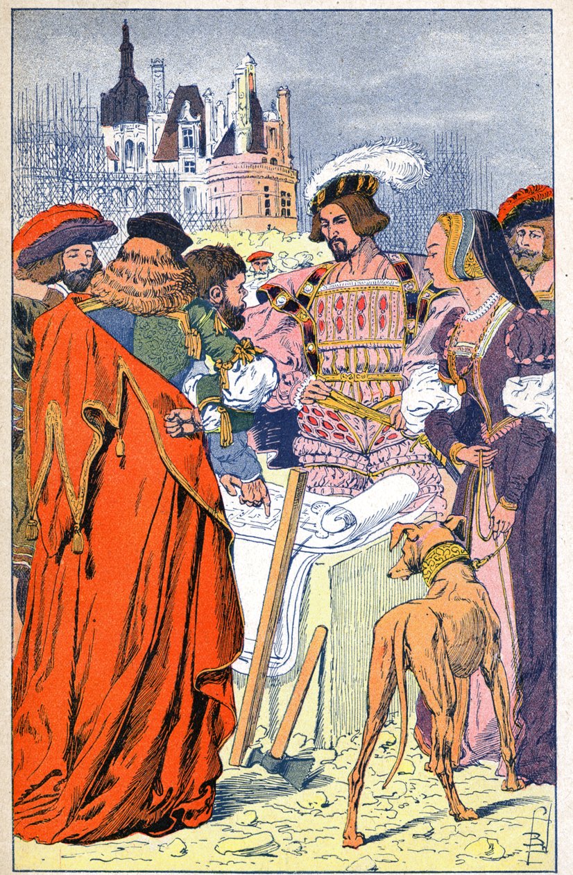 Francis I tekijältä Louis Charles Bombled
