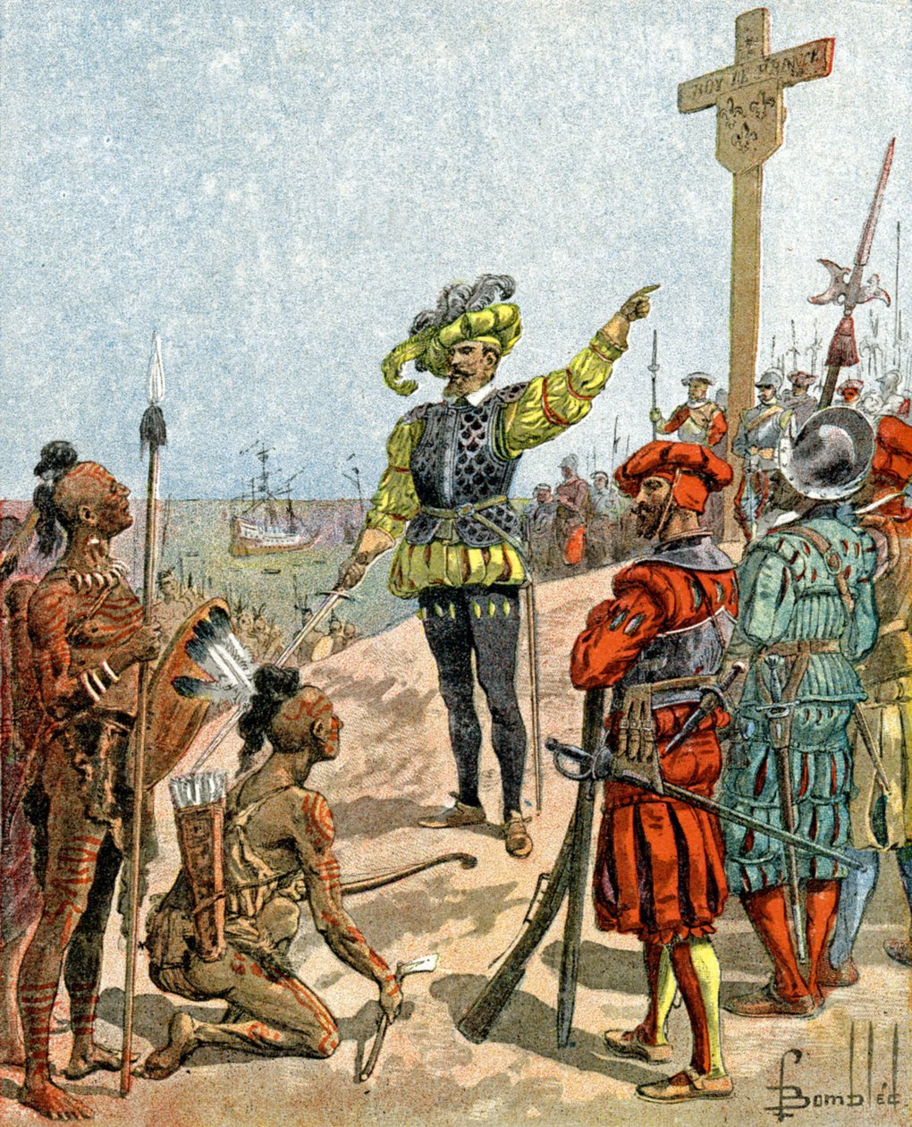 Jacques Cartier tekijältä Louis Charles Bombled