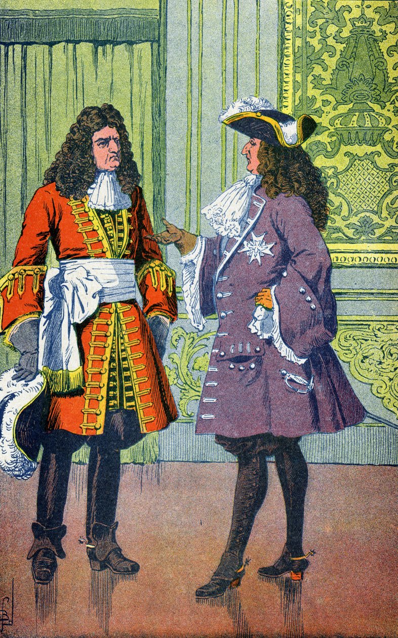 Ludvig XIV ja Marechal de Villars tekijältä Louis Charles Bombled