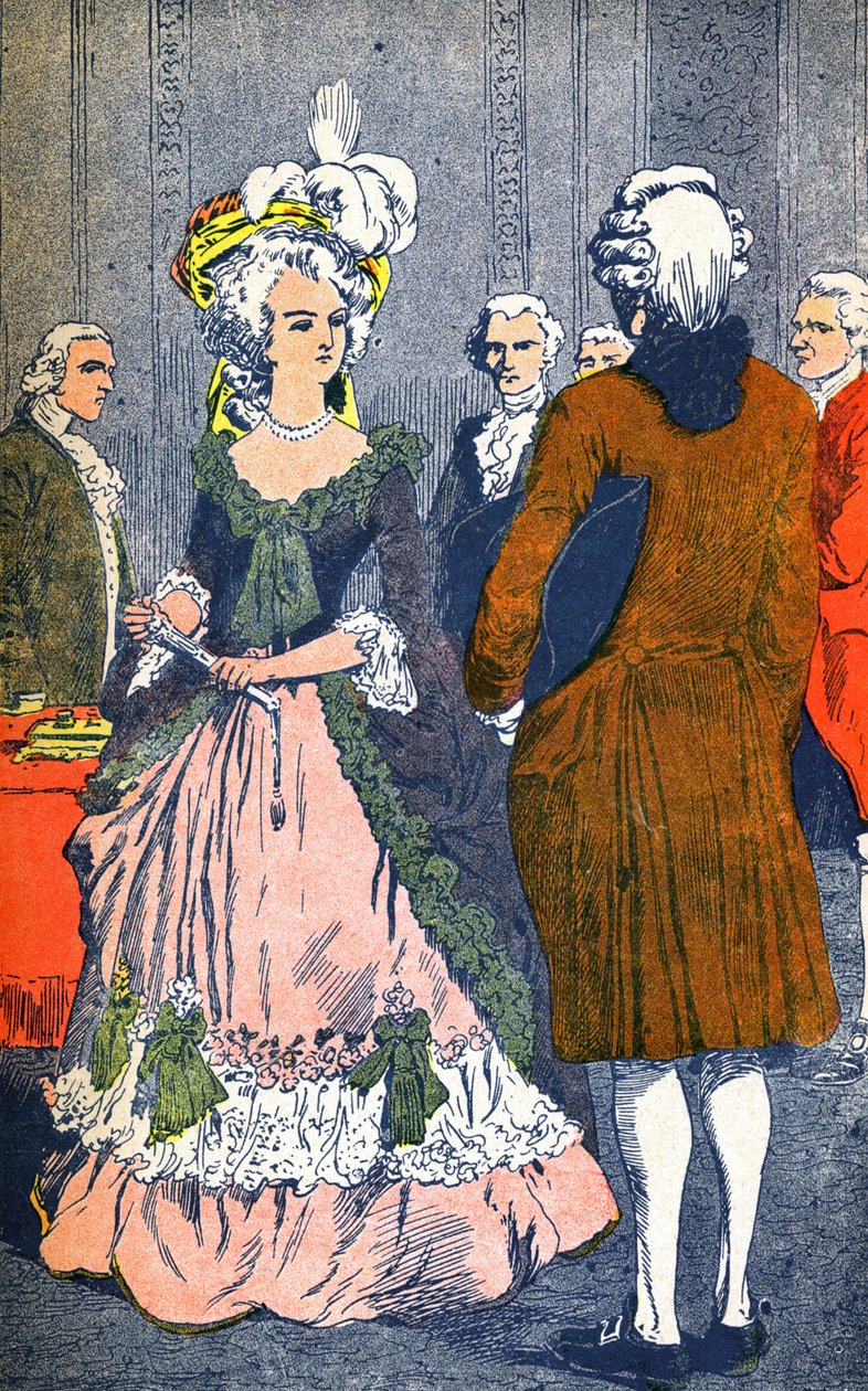 Marie Antoinette ja Augeard tekijältä Louis Charles Bombled