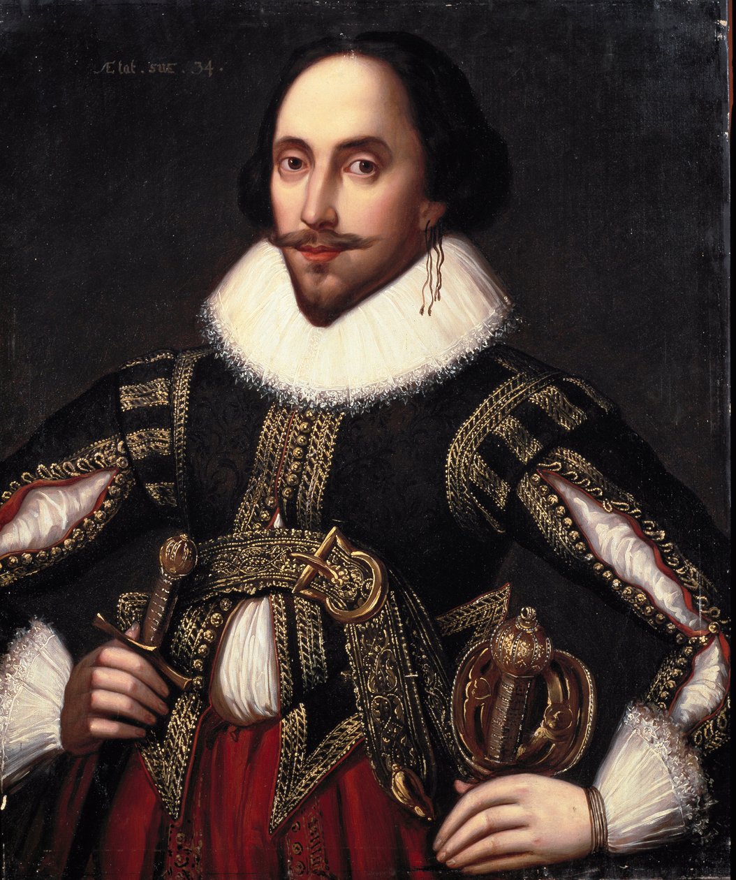 William Shakespearen muotokuva (maalaus tekijältä Louis Coblitz