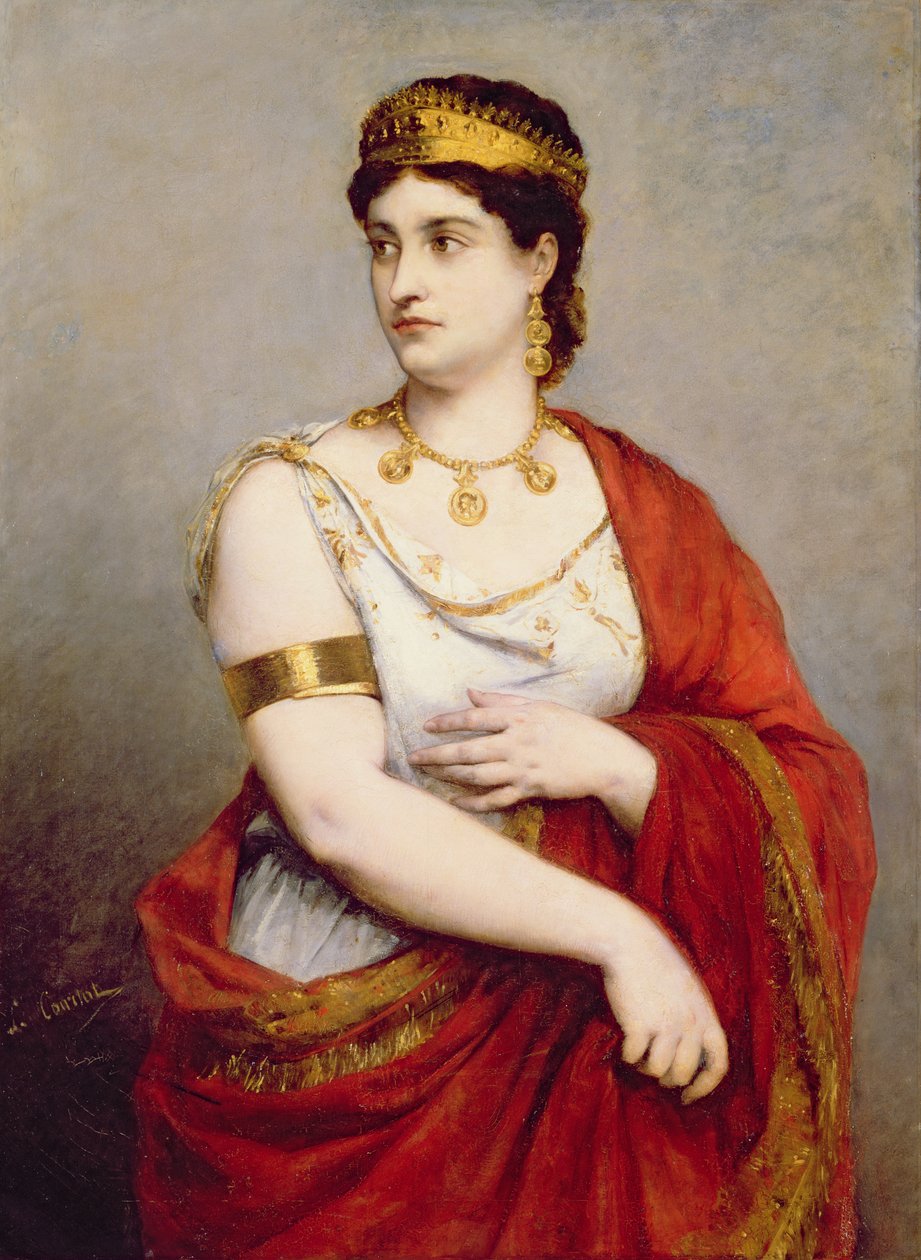 Mademoiselle Georgen (1787-1867) muotokuva tekijältä Louis Courtat