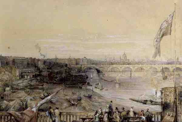Thames Hungerford Marketista tekijältä Louis Desire Thienon