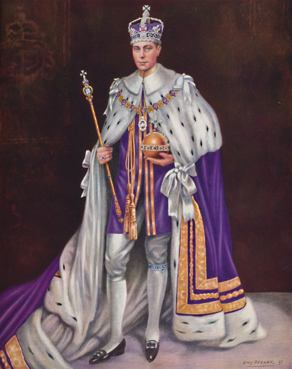 "His Majesty King George VI", 1937 tekijältä Louis Dezart