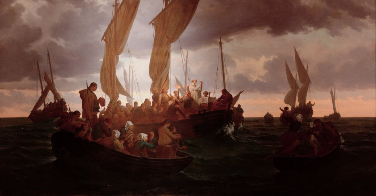 teki messun merellä vuonna 1793 tekijältä Louis Duveau