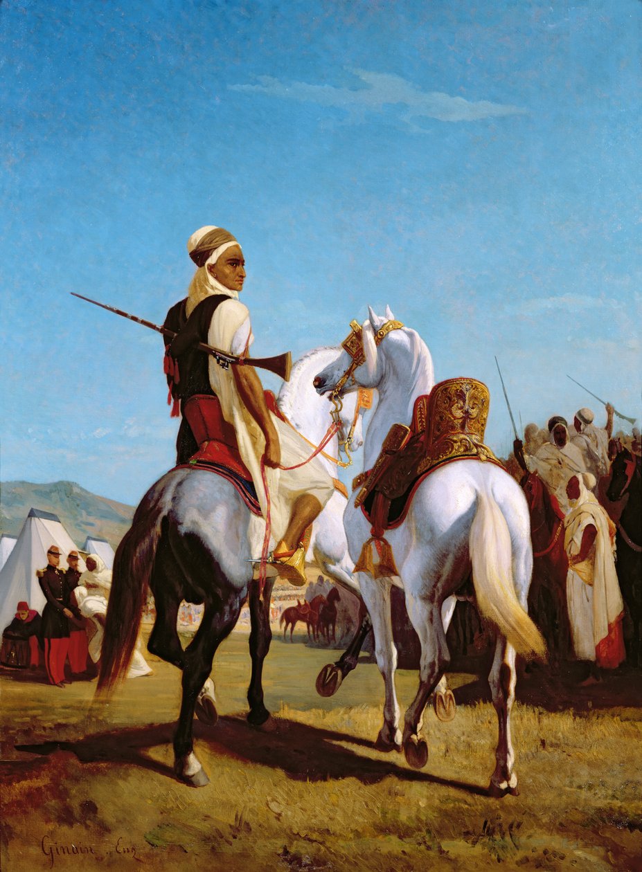 Gaadan hevonen tai alistumisen hevonen, 1864 tekijältä Louis Eugene Ginain