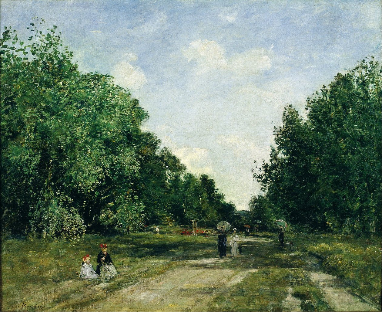 Parc Cordier Trouville tekijältä Eugene Louis Boudin