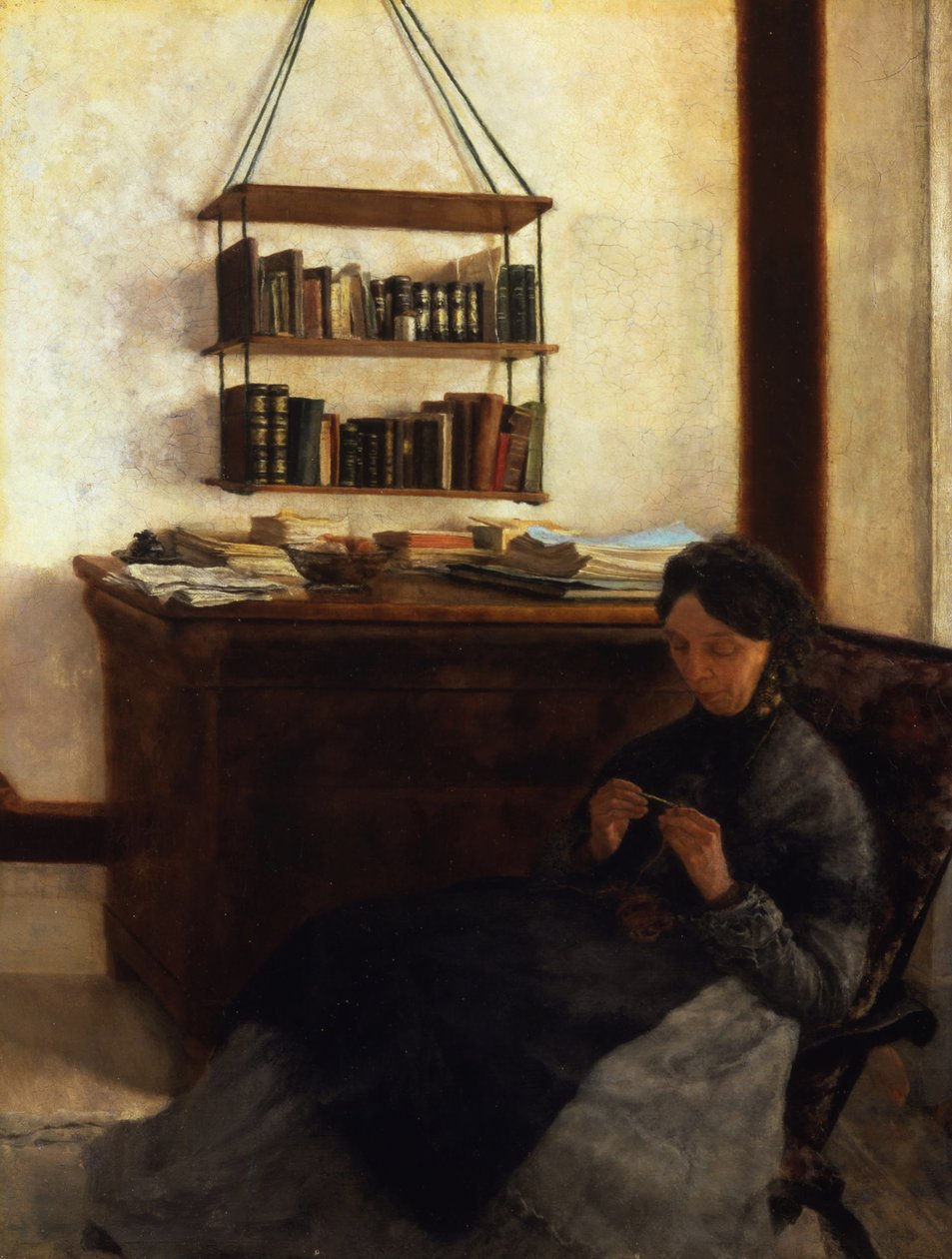 Taiteilijoiden äiti, 1877 tekijältä Louis Eysen