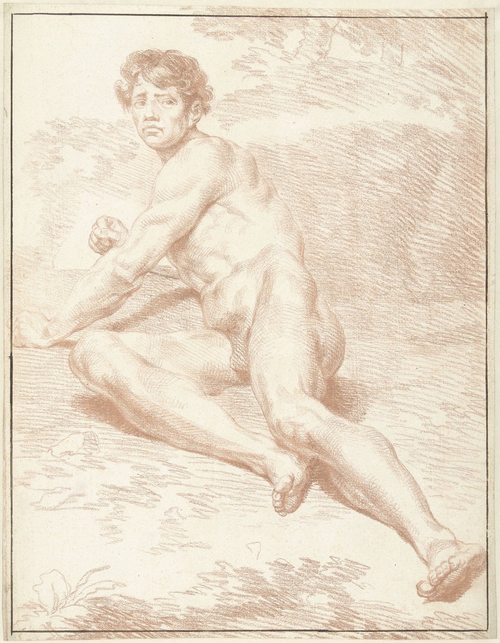 Mies alaston, Makaa, Seisten tekijältä Louis Fabritius Dubourg