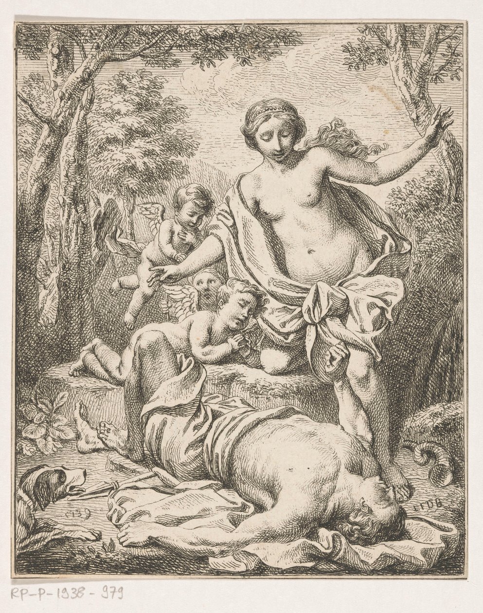 Venus ja Adonis tekijältä Louis Fabritius Dubourg
