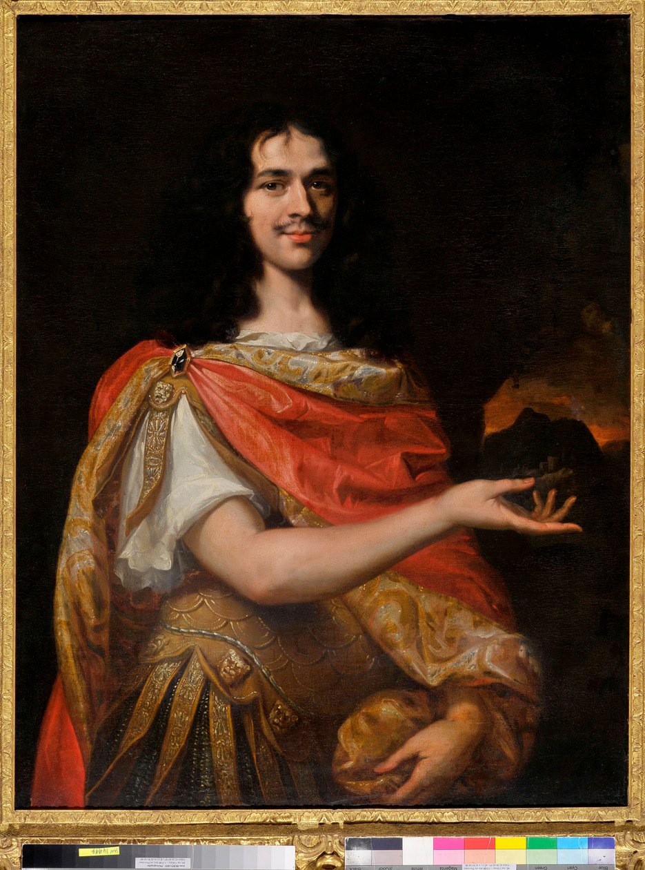 Molieren ryhmän koomikon muotokuva (öljy kankaalle) tekijältä Louis Ferdinand (c.1612 89) Elle