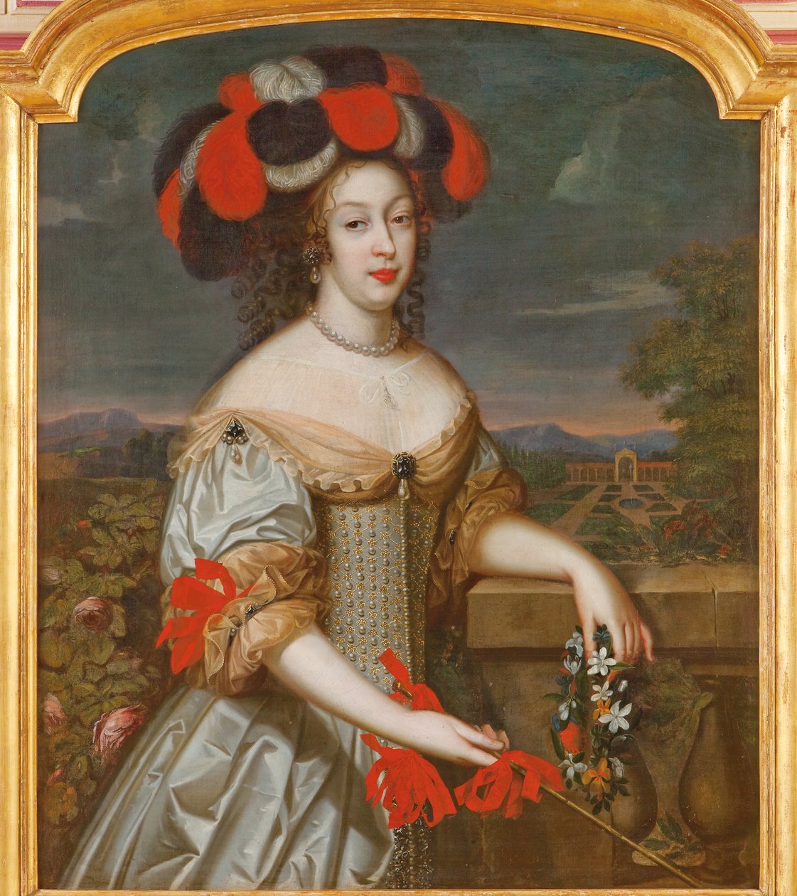 Anne Marie Louise d"Orleansin muotokuva, nimeltään La Grande Mademoiselle tekijältä Louis Ferdinand Elle