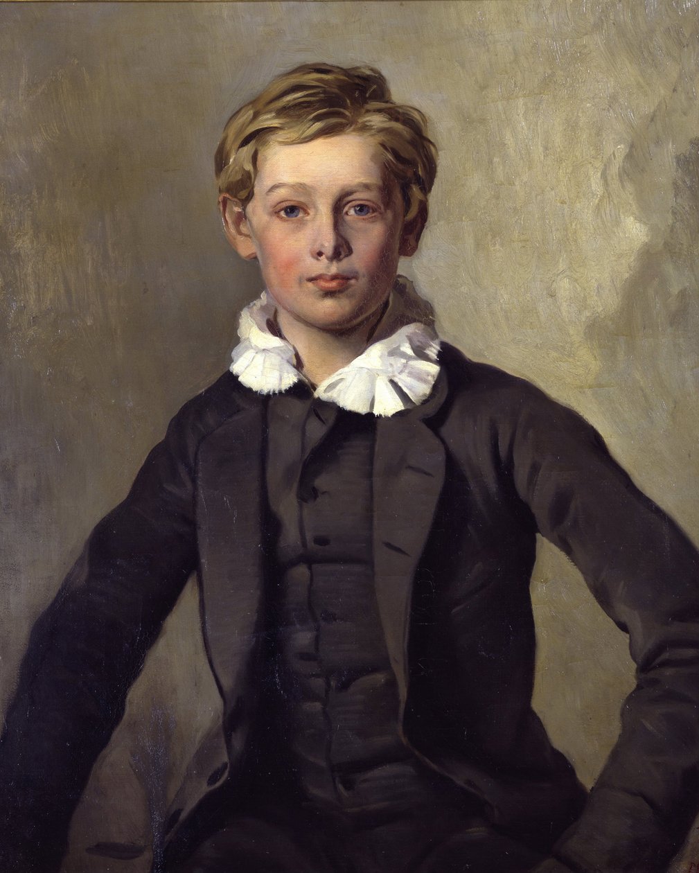Rayski, Louis Ferdinand von (1806-1890) Kreivi Hans Haubold von Einsiedelin muotokuva - Öljy kankaalle 1855 Valtion museot, Berliini 73,3x62,2 tekijältä Louis Ferdinand von Rayski