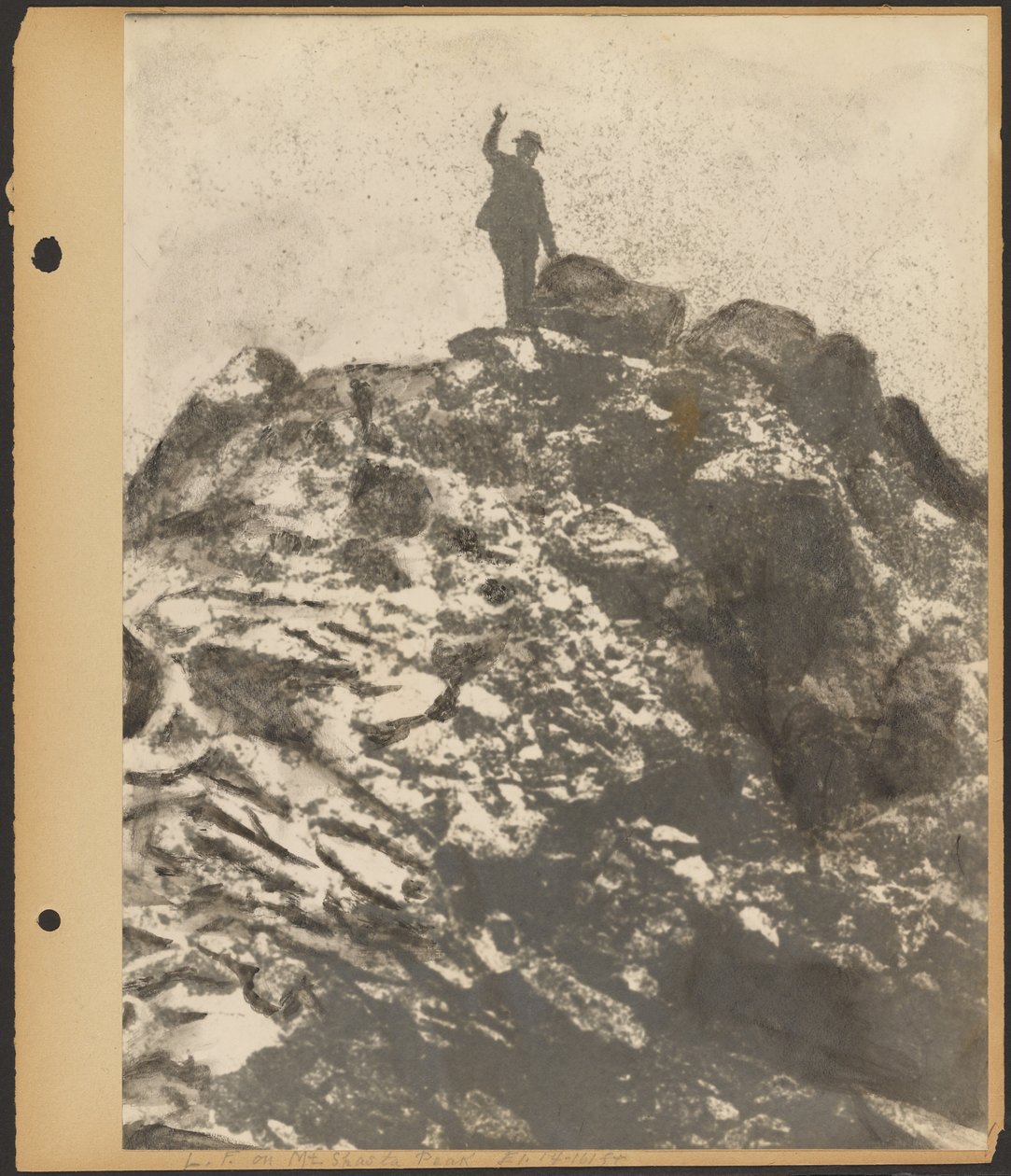 L. F. Mount Shastan huipulla [Louis Fleckenstein] tekijältä Louis Fleckenstein
