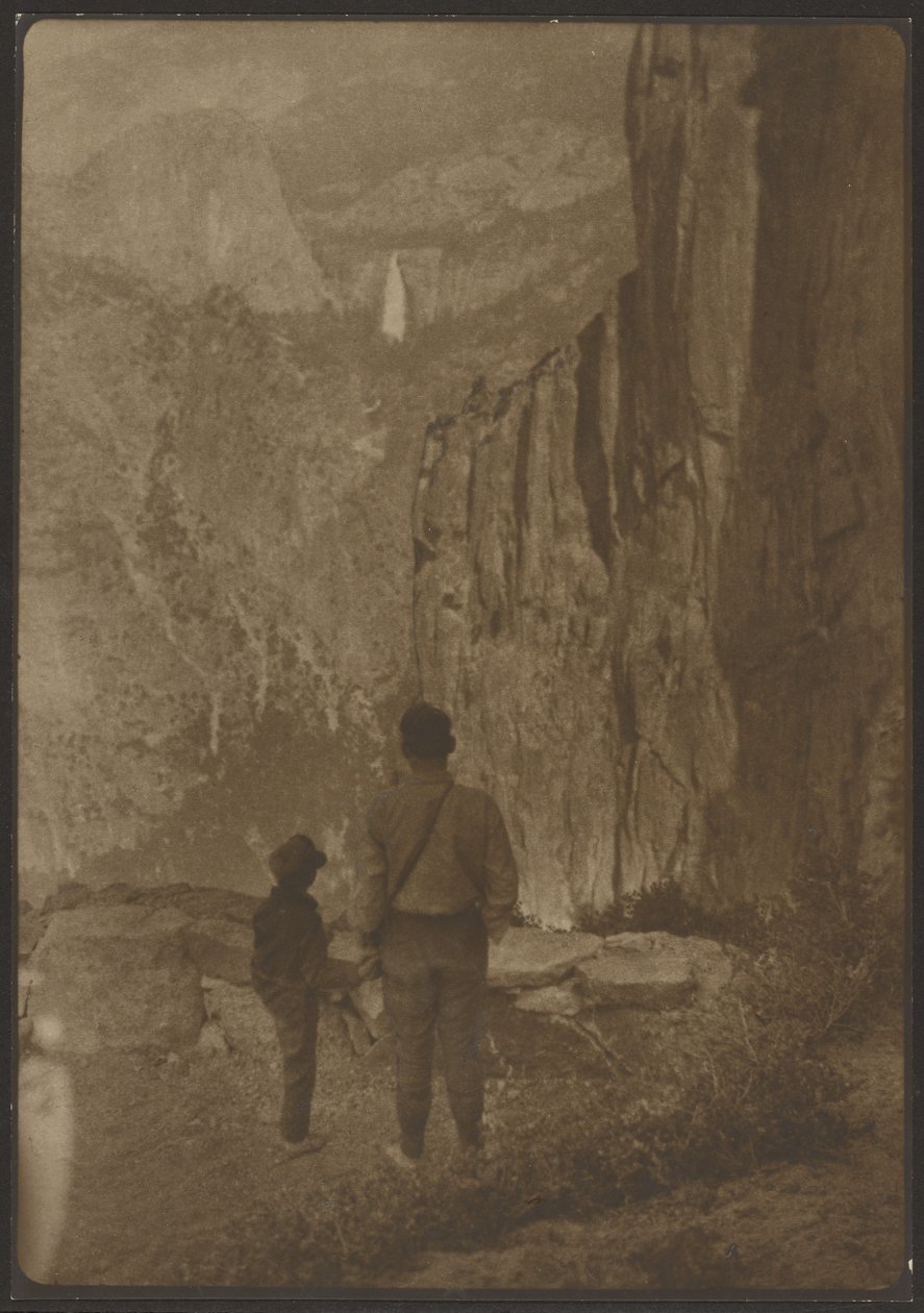 Nevada Falls from Ledge -polku, Yosemite tekijältä Louis Fleckenstein