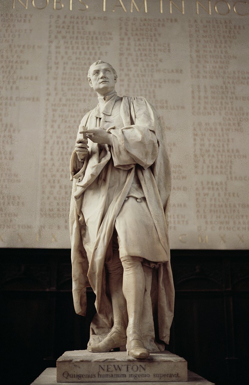 Sir Isaac Newton (1642-1727) (marmori) tekijältä Louis Francois Roubillac