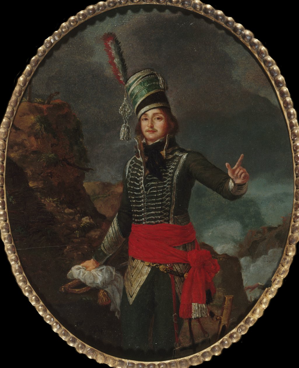 Kenraali François Séverin Marceau-Desgraviersin muotokuva 1769-1796, n. 1796. tekijältä Louis François Sergent Marceau