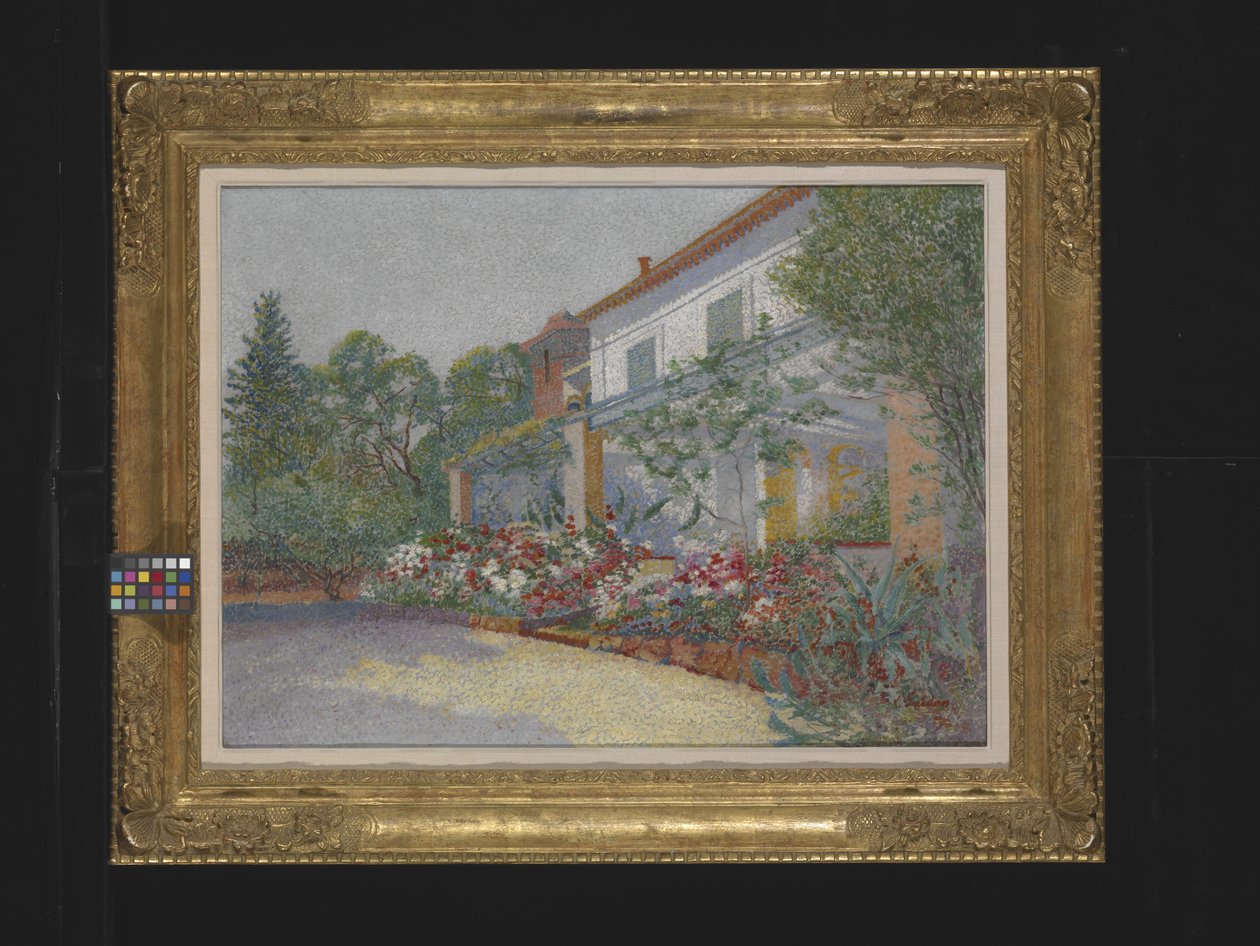 Villa Midi, päivämäärä tuntematon (öljy kankaalle) tekijältä Louis Gaidan