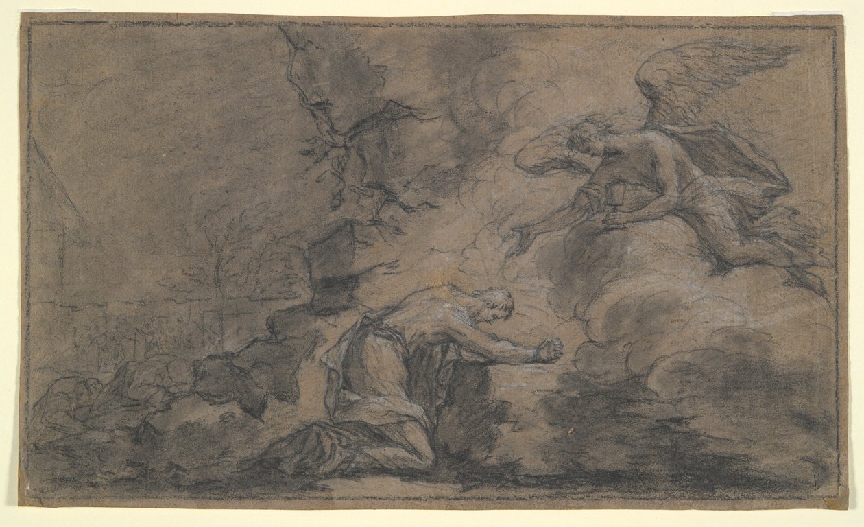 Kristus Getsemanen puutarhassa (Christ au Jardin) tekijältä Louis Galloche