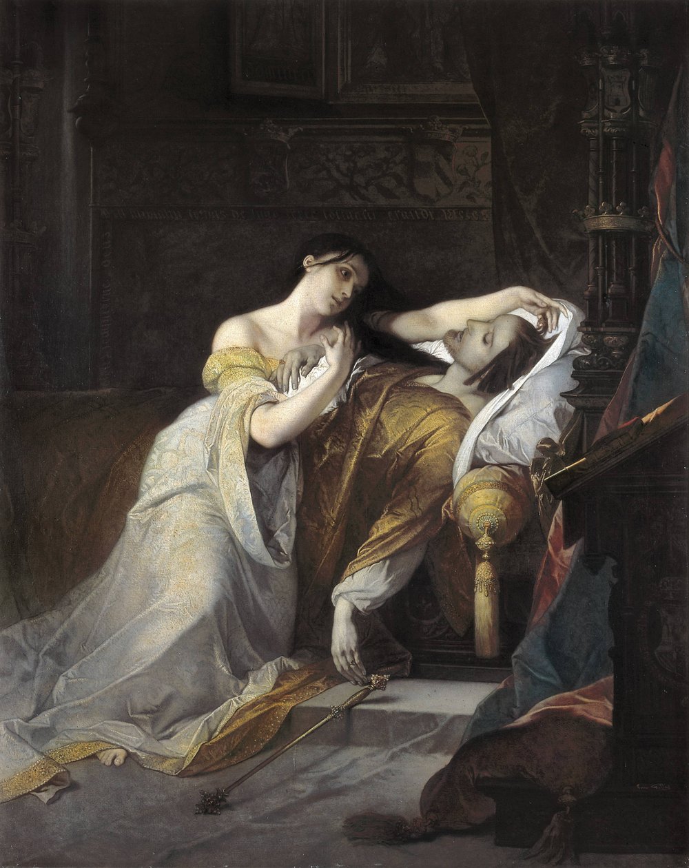 Joana I de Castela chamada Joana a Louca (Juana la loca) esposa de Filipe de Habsburgo finlandês tekijältä Louis Galue