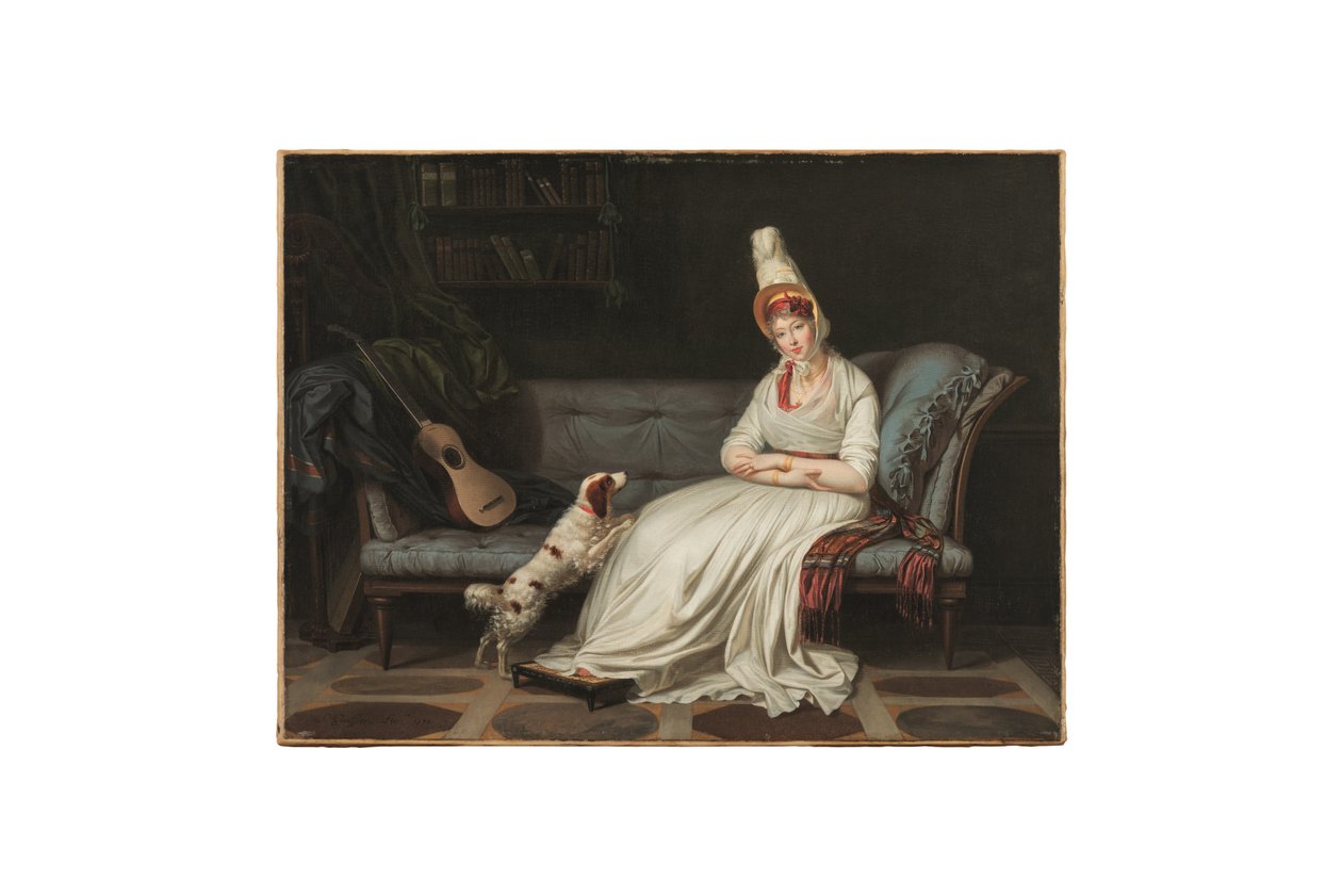 Muotokuva Elizabethista, Lady Websteristä, myöhemmin Lady Hollandista (1771-1845), n. 1795 (öljy kankaalle) tekijältä Louis Gauffier