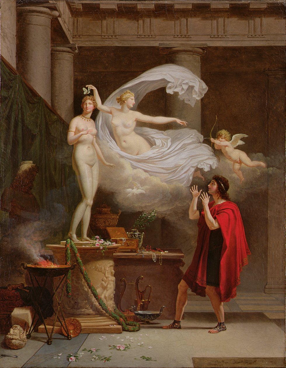 Pygmalion ja Galatea tekijältä Louis Gauffier