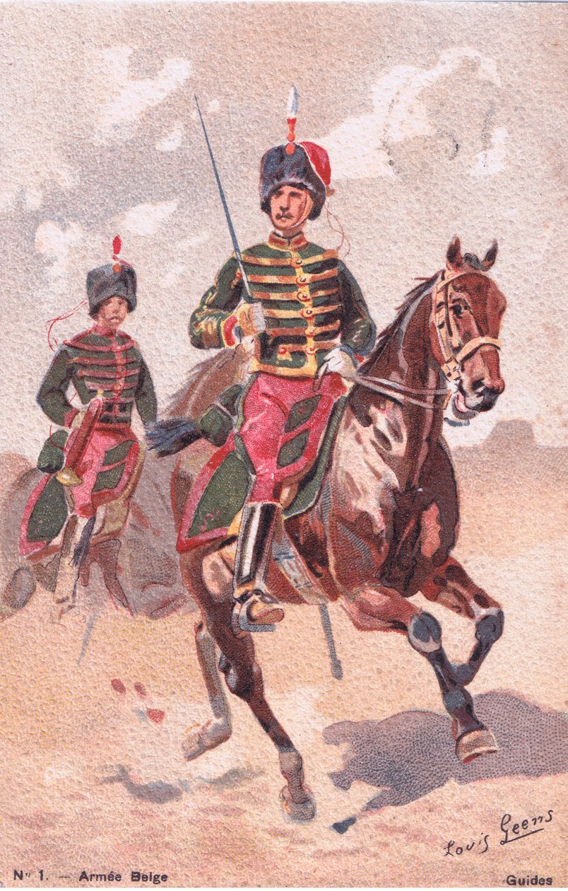 Oppaita, Postikortti, 1920-luku tekijältä Louis Geens