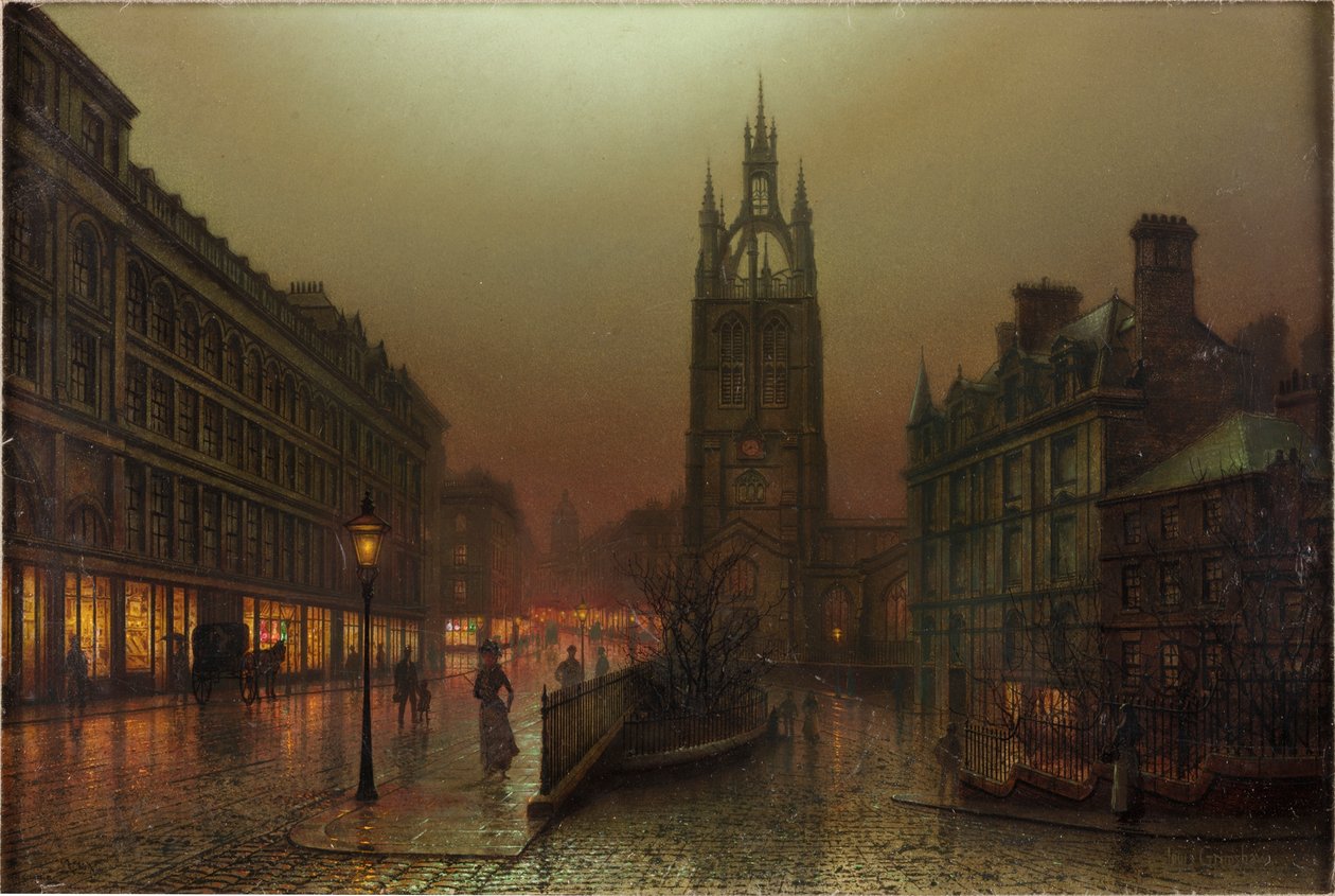 St Nicholas Street, Newcastle upon Tyne, 1902 tekijältä Louis Grimshaw
