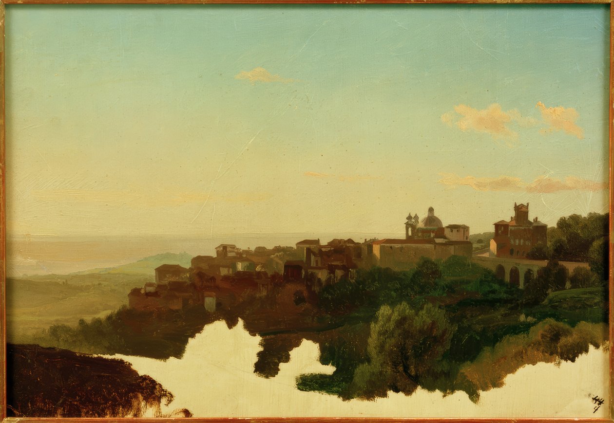 L.Gurlittin näkymä Aricciaan tekijältä Louis Gurlitt