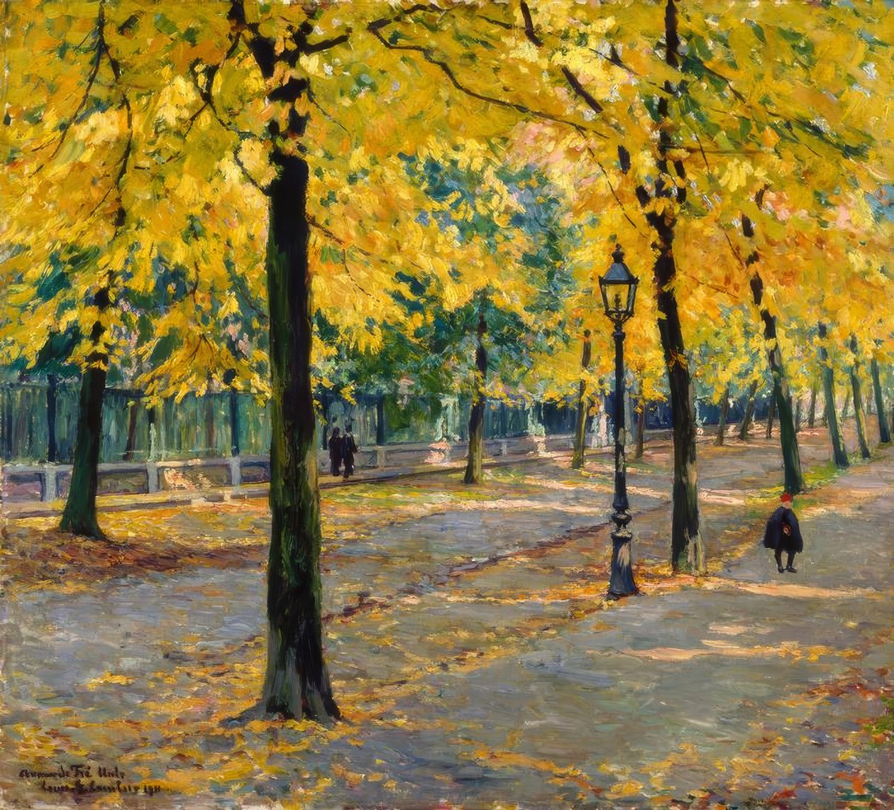 Erittäin Urde Avenue tekijältä Louis Gustave Cambier