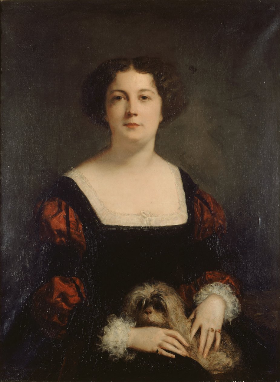 Apollonie Sabatierin muotokuva 1822-1889, n. 1850. tekijältä Louis Gustave Ricard
