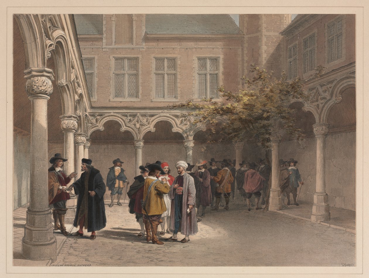 Ancien Bourse, Antwerpen tekijältä Louis Haghe