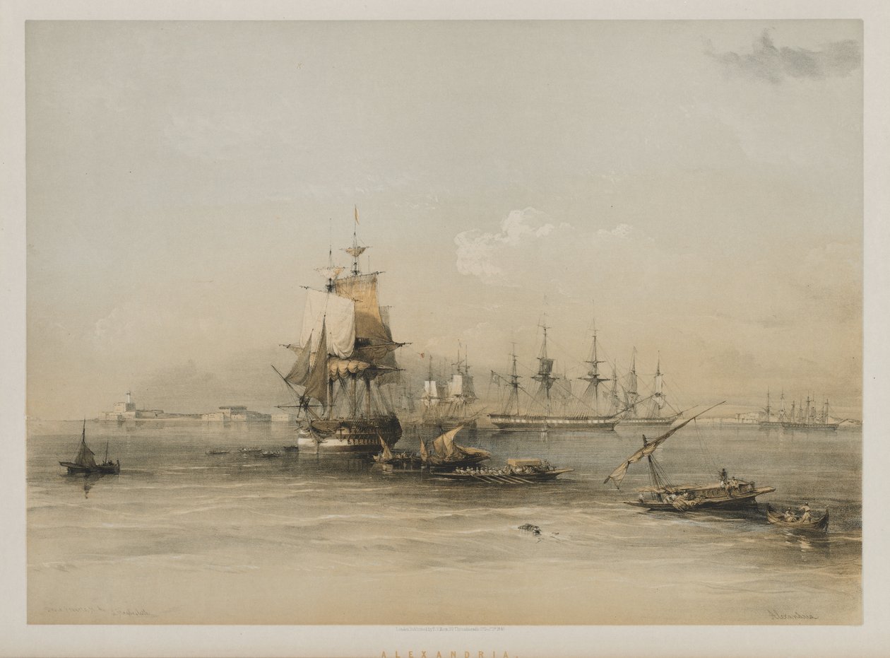 Egypti ja Nubia, osa III: Aleksandria, 1848. tekijältä Louis Haghe