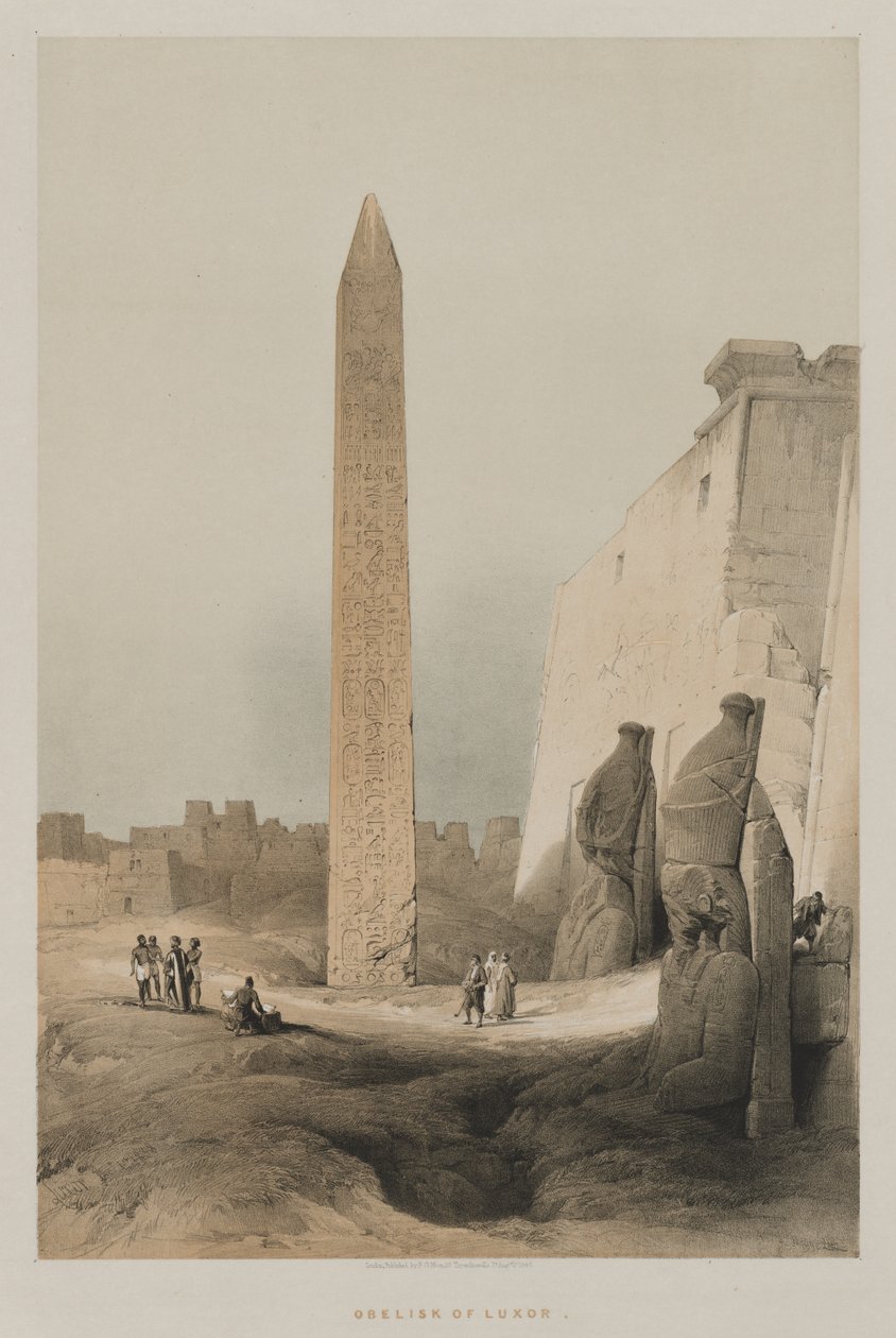 Egypti ja Nubia, osa I: Luxor, 1846. tekijältä Louis Haghe