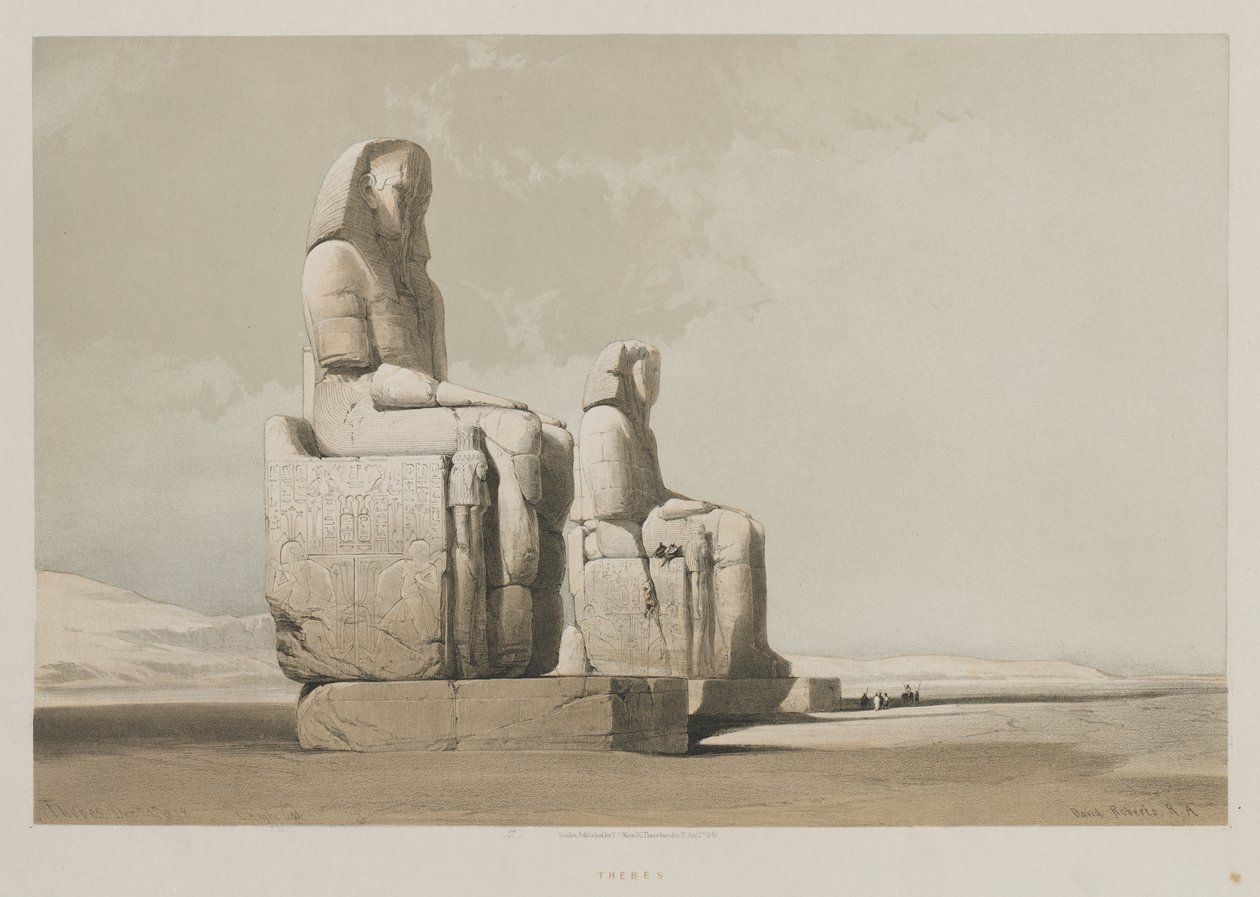 Egypti ja Nubia, osa I: Thebes, 1846. tekijältä Louis Haghe