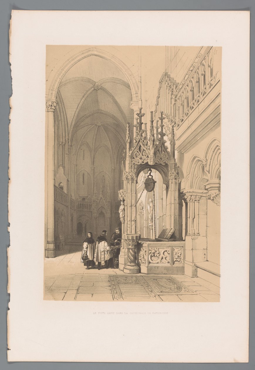 Cascada a càrrec de Dom van Regensburg El Pou Sant a la catedral de Ratisbona (títol a l