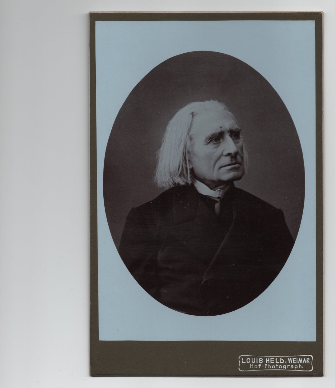 Franz Liszt (1811-1886) (1880, valokuva) tekijältä Louis Held