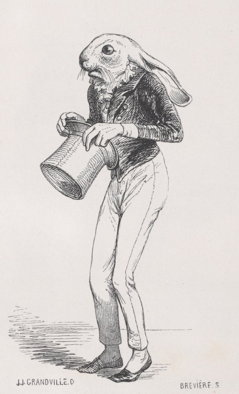 Hänen poikansa, joka näytti häneltä kaikin tavoin ... Scenes from the Private and Publ..., n. 1837-47. tekijältä Louis Henri Brévière