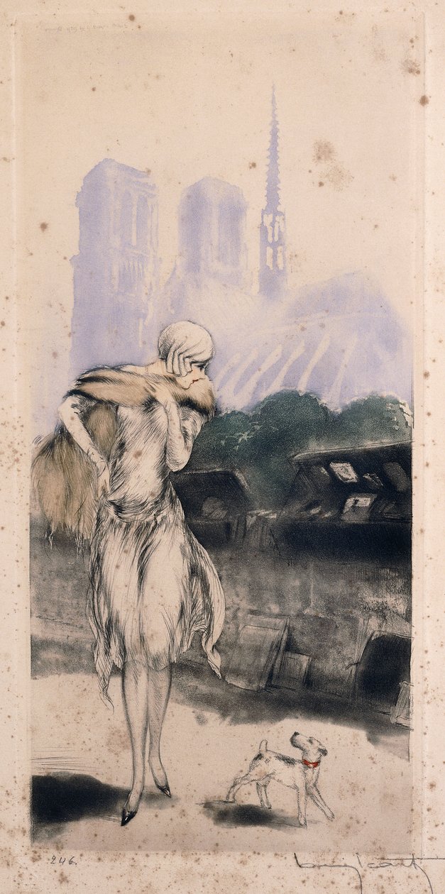 Laiturilla tekijältä Louis Icart