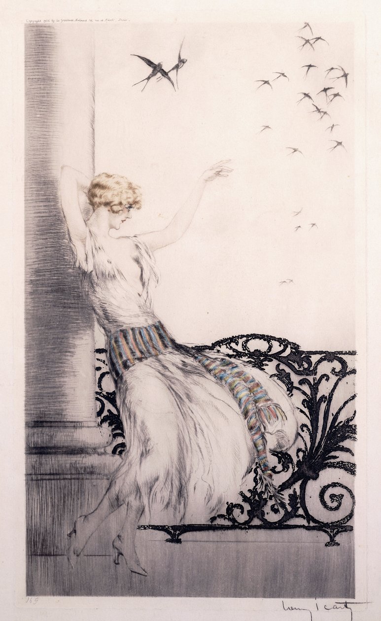 Pääskyset tekijältä Louis Icart