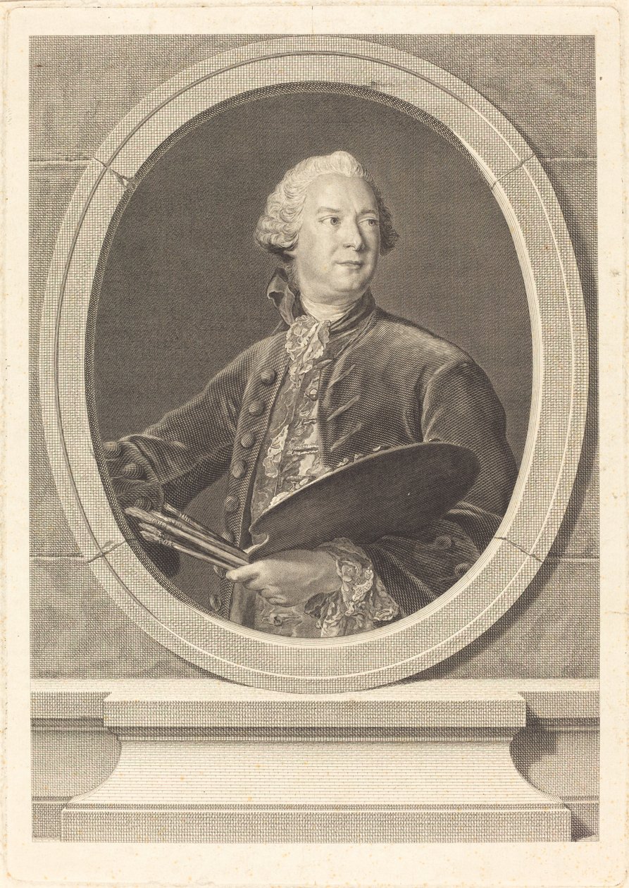 Louis Tocque tekijältä Louis Jacques Cathelin after Jean Marc Nattier