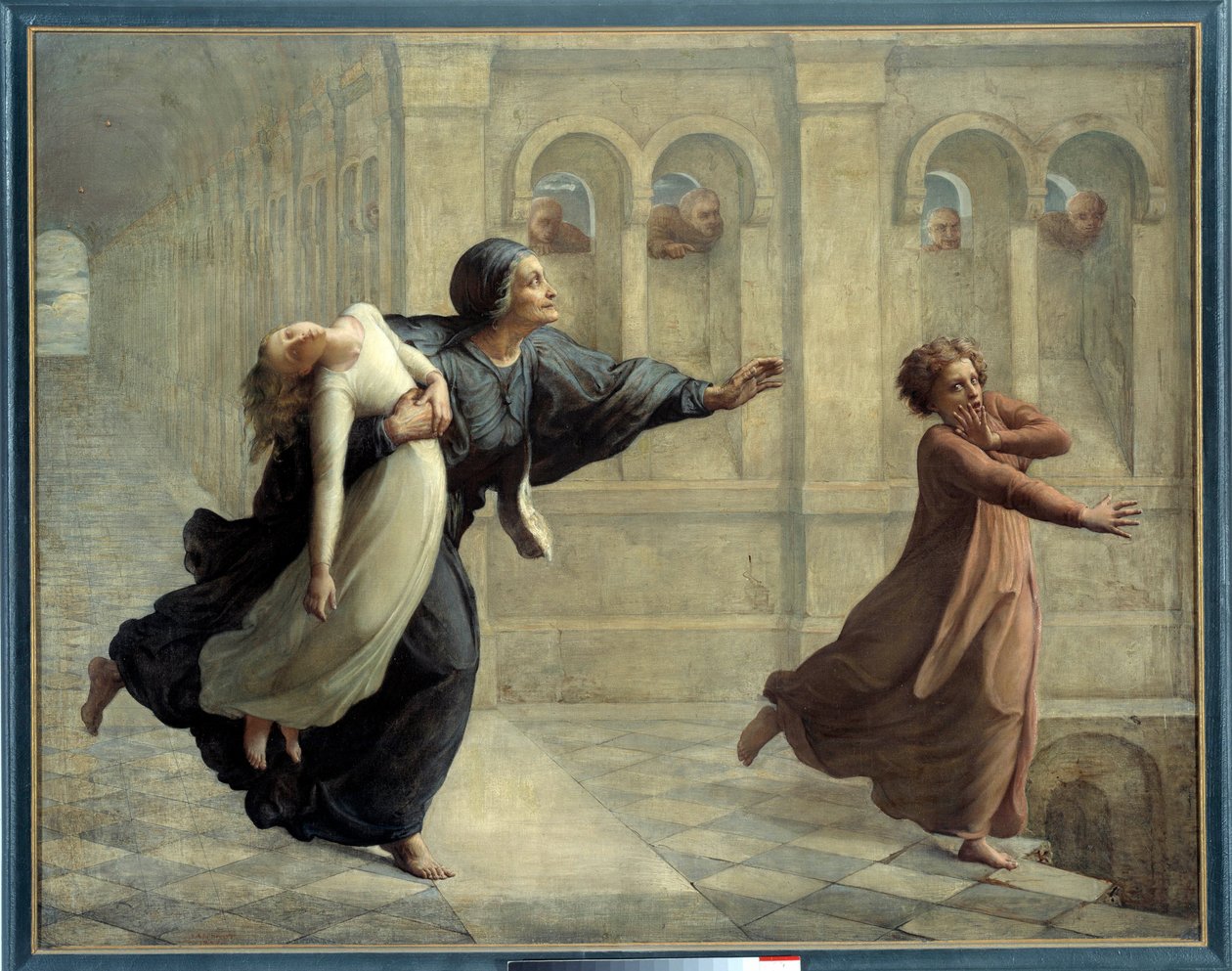 Sielun runo; Painajainen. Anne Francois Louis Janmotin (1814-1892) maalaus tekijältä Louis Janmot