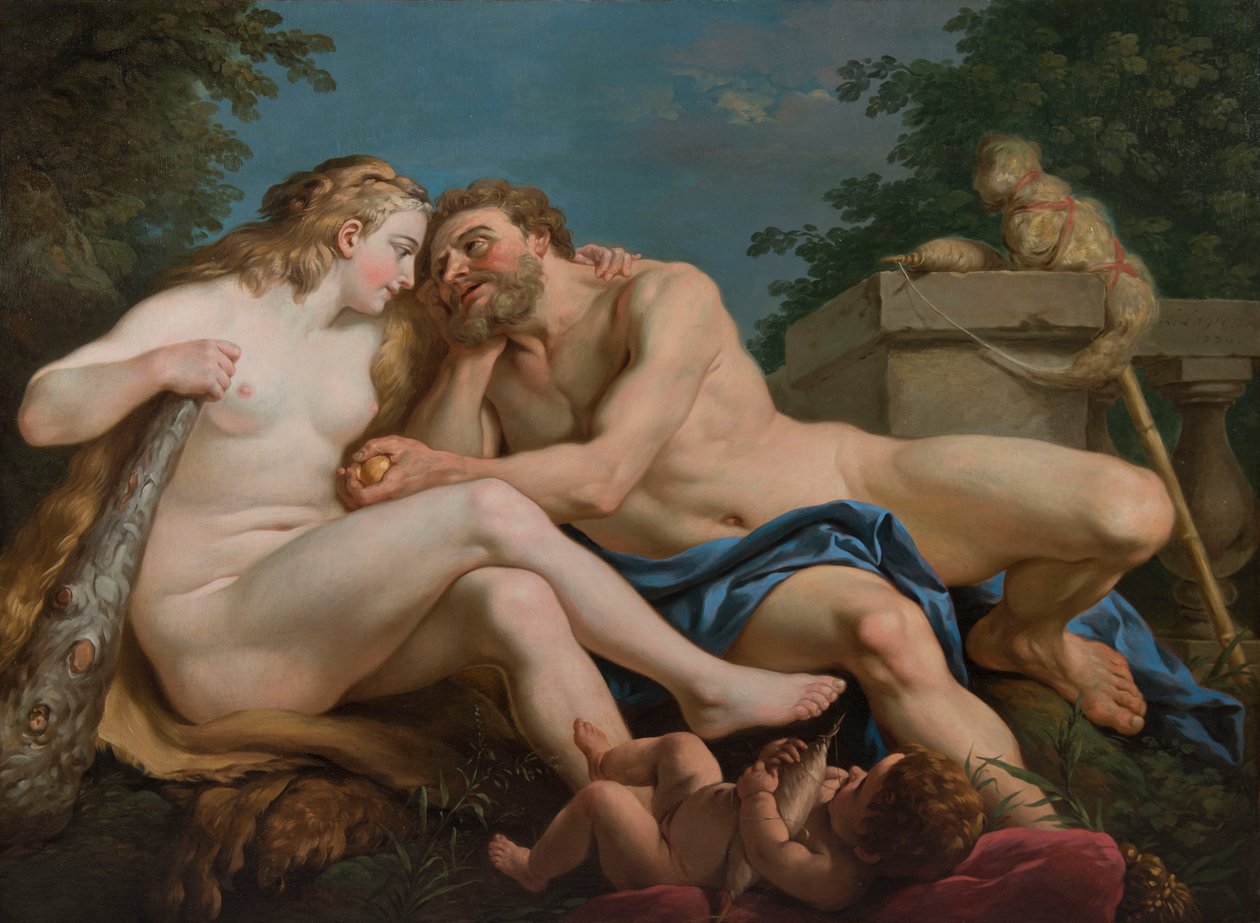 Hercules ja Omphale tekijältä Louis Jean François Lagrenée