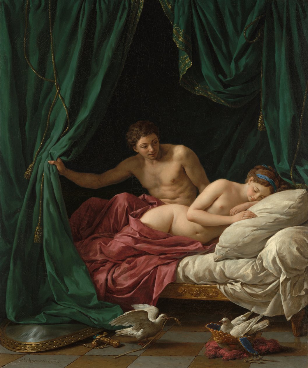 Mars amp; Venus, rauhan vertauskuvana. tekijältä Louis Jean François Lagrenée